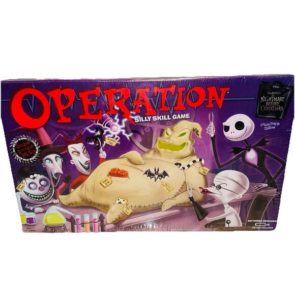 NEW Sealed Nightmare Before Christmas Operation Tim Burton Game LIMITED Edition - Picture 1 of 3